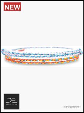 Boho Adjustable Rope Chain Anklet Set of 2 - Waterproof Slide Clasp